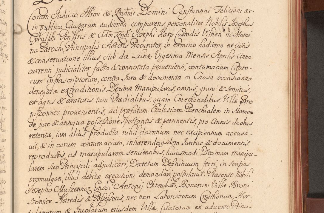 Zdjęcie nr 382 dla obiektu archiwalnego: Acta actorum episcopalium R. D. Constantini Feliciani in Szaniawy Szaniawski, episcopi Cracoviensis, ducis Severiae per annos 1720 - 1723 conscripta. Volumen I