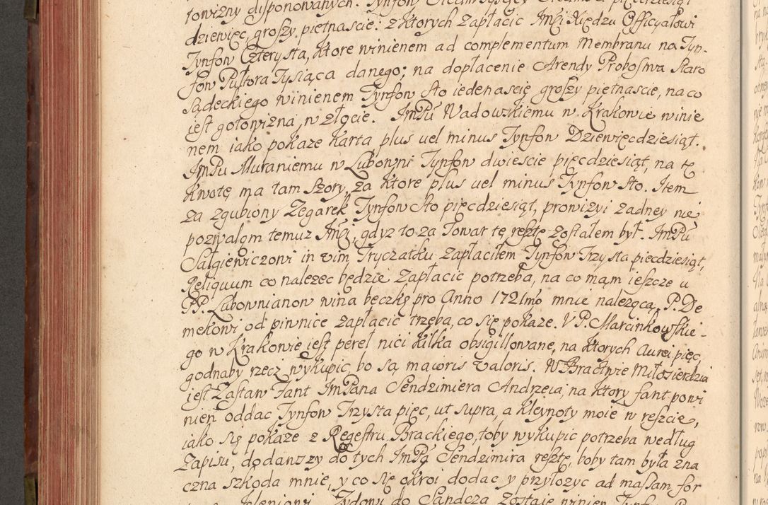 Zdjęcie nr 379 dla obiektu archiwalnego: Acta actorum episcopalium R. D. Constantini Feliciani in Szaniawy Szaniawski, episcopi Cracoviensis, ducis Severiae per annos 1720 - 1723 conscripta. Volumen I