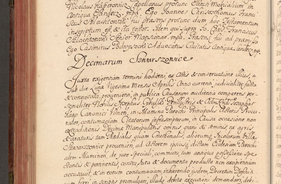 Zdjęcie nr 381 dla obiektu archiwalnego: Acta actorum episcopalium R. D. Constantini Feliciani in Szaniawy Szaniawski, episcopi Cracoviensis, ducis Severiae per annos 1720 - 1723 conscripta. Volumen I
