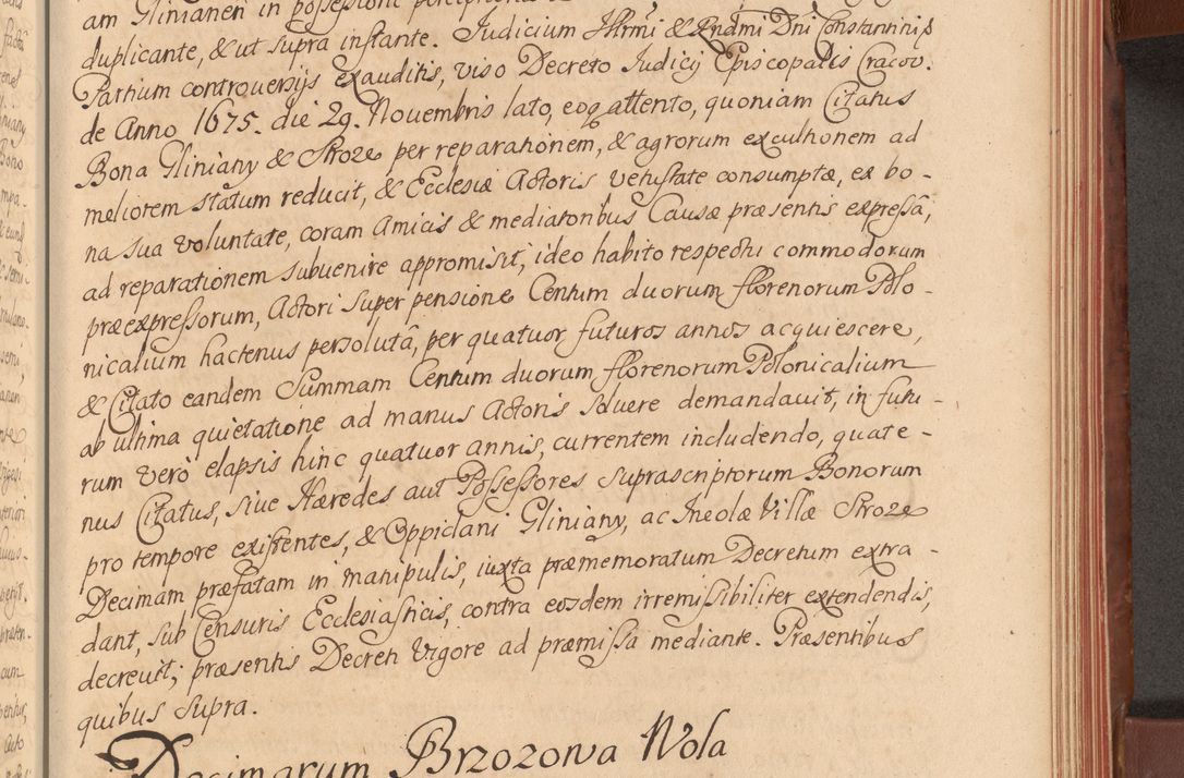 Zdjęcie nr 370 dla obiektu archiwalnego: Acta actorum episcopalium R. D. Constantini Feliciani in Szaniawy Szaniawski, episcopi Cracoviensis, ducis Severiae per annos 1720 - 1723 conscripta. Volumen I