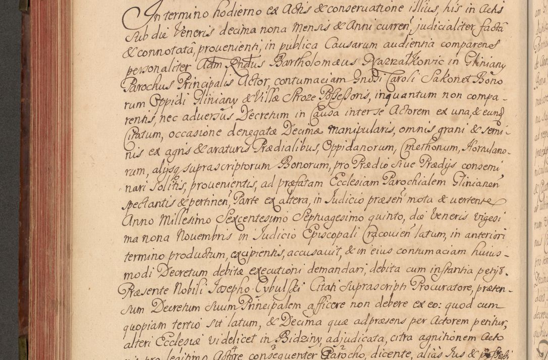 Zdjęcie nr 369 dla obiektu archiwalnego: Acta actorum episcopalium R. D. Constantini Feliciani in Szaniawy Szaniawski, episcopi Cracoviensis, ducis Severiae per annos 1720 - 1723 conscripta. Volumen I