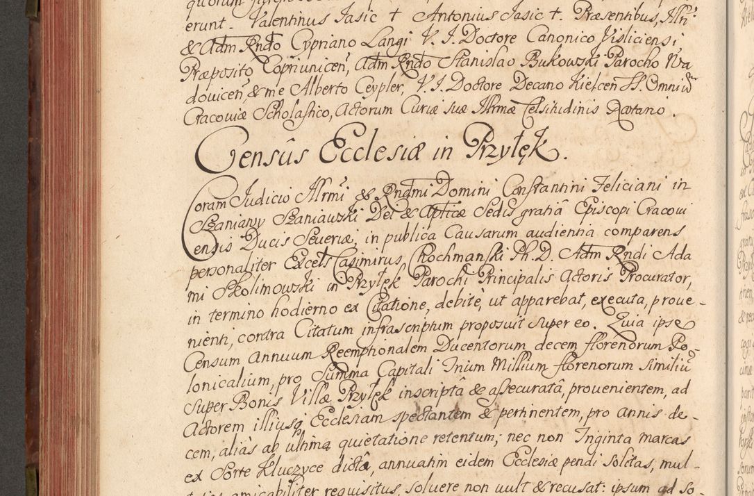 Zdjęcie nr 373 dla obiektu archiwalnego: Acta actorum episcopalium R. D. Constantini Feliciani in Szaniawy Szaniawski, episcopi Cracoviensis, ducis Severiae per annos 1720 - 1723 conscripta. Volumen I