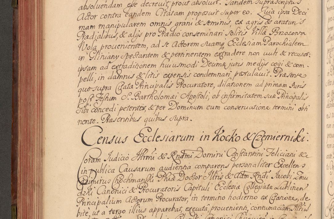 Zdjęcie nr 371 dla obiektu archiwalnego: Acta actorum episcopalium R. D. Constantini Feliciani in Szaniawy Szaniawski, episcopi Cracoviensis, ducis Severiae per annos 1720 - 1723 conscripta. Volumen I
