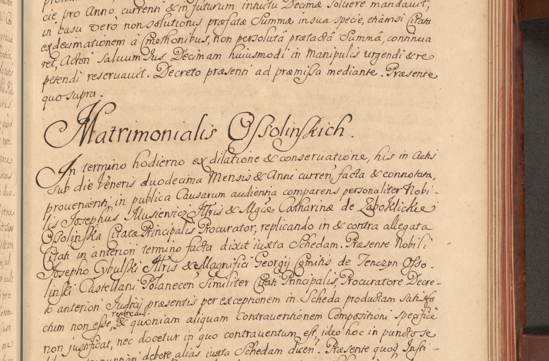 Zdjęcie nr 366 dla obiektu archiwalnego: Acta actorum episcopalium R. D. Constantini Feliciani in Szaniawy Szaniawski, episcopi Cracoviensis, ducis Severiae per annos 1720 - 1723 conscripta. Volumen I
