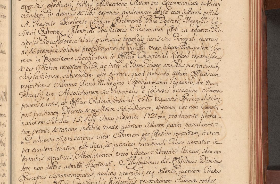 Zdjęcie nr 362 dla obiektu archiwalnego: Acta actorum episcopalium R. D. Constantini Feliciani in Szaniawy Szaniawski, episcopi Cracoviensis, ducis Severiae per annos 1720 - 1723 conscripta. Volumen I