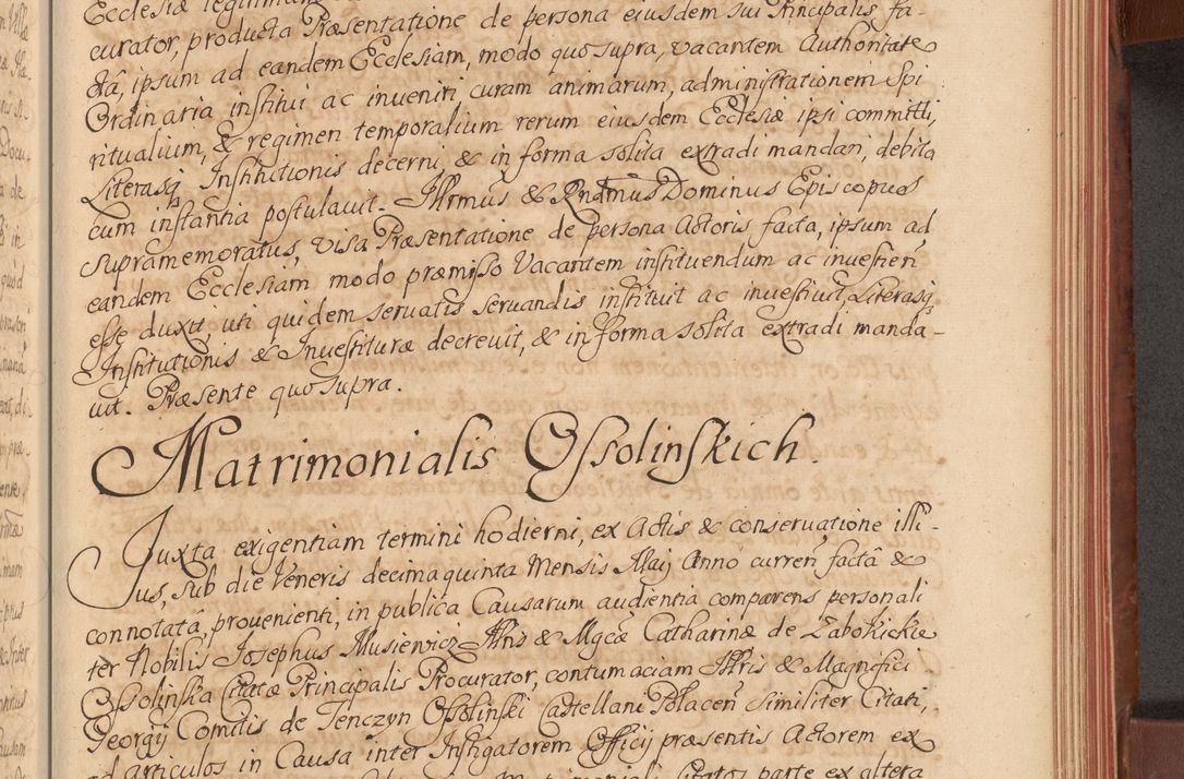Zdjęcie nr 354 dla obiektu archiwalnego: Acta actorum episcopalium R. D. Constantini Feliciani in Szaniawy Szaniawski, episcopi Cracoviensis, ducis Severiae per annos 1720 - 1723 conscripta. Volumen I