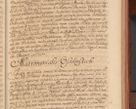 Zdjęcie nr 354 dla obiektu archiwalnego: Acta actorum episcopalium R. D. Constantini Feliciani in Szaniawy Szaniawski, episcopi Cracoviensis, ducis Severiae per annos 1720 - 1723 conscripta. Volumen I