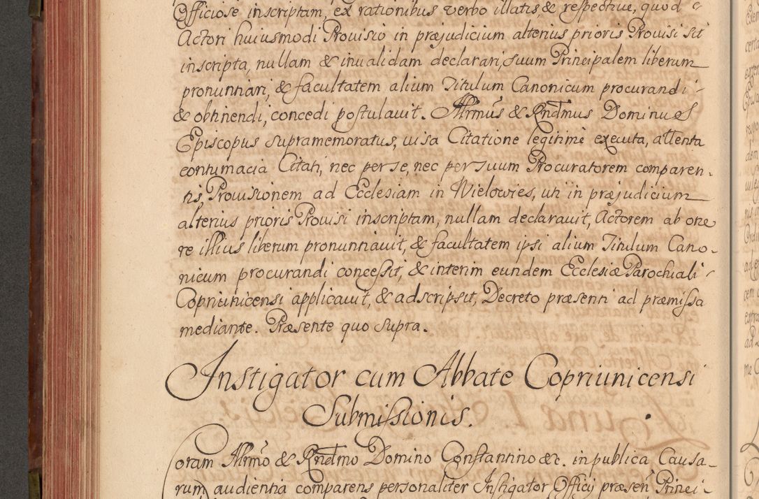 Zdjęcie nr 351 dla obiektu archiwalnego: Acta actorum episcopalium R. D. Constantini Feliciani in Szaniawy Szaniawski, episcopi Cracoviensis, ducis Severiae per annos 1720 - 1723 conscripta. Volumen I