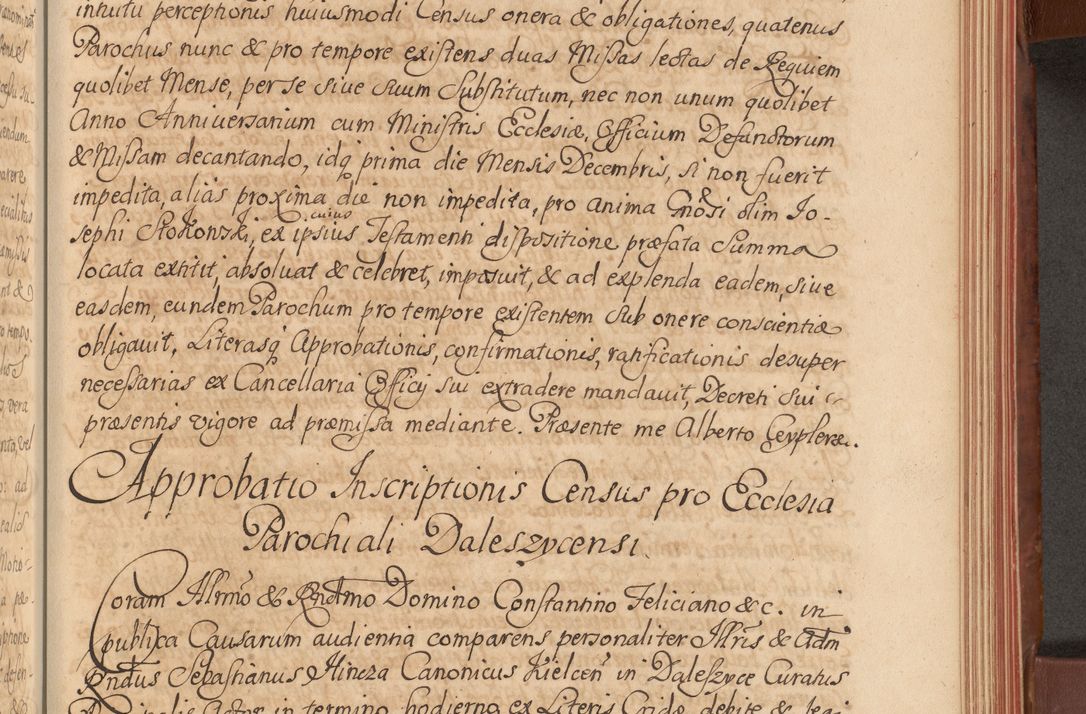 Zdjęcie nr 346 dla obiektu archiwalnego: Acta actorum episcopalium R. D. Constantini Feliciani in Szaniawy Szaniawski, episcopi Cracoviensis, ducis Severiae per annos 1720 - 1723 conscripta. Volumen I