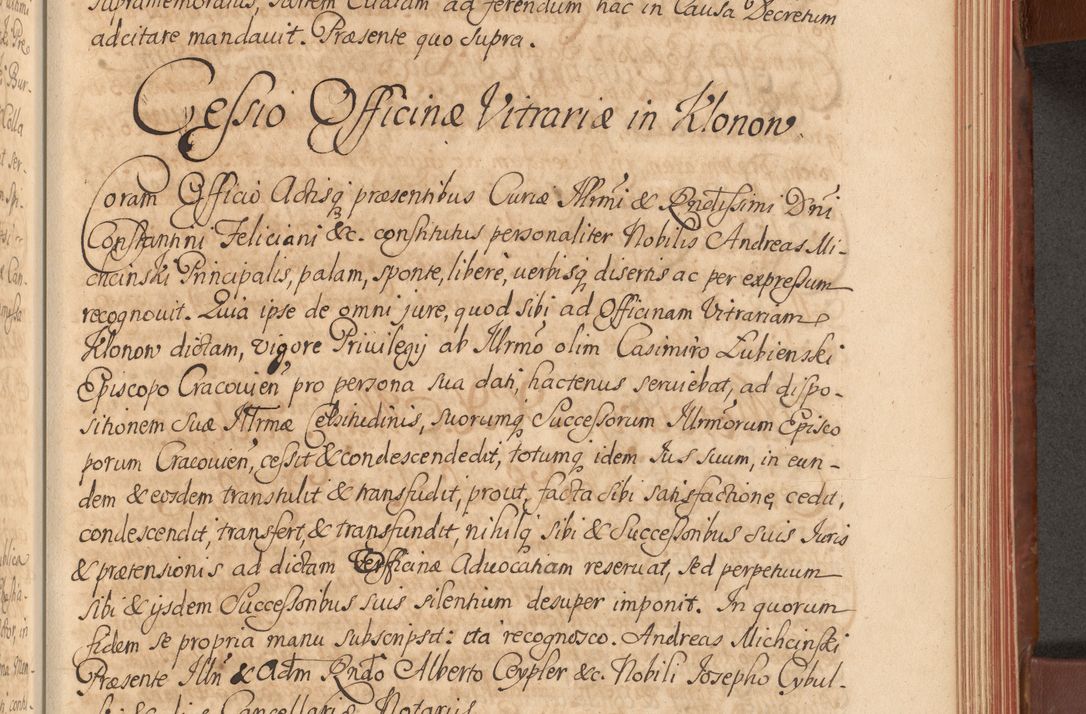 Zdjęcie nr 338 dla obiektu archiwalnego: Acta actorum episcopalium R. D. Constantini Feliciani in Szaniawy Szaniawski, episcopi Cracoviensis, ducis Severiae per annos 1720 - 1723 conscripta. Volumen I
