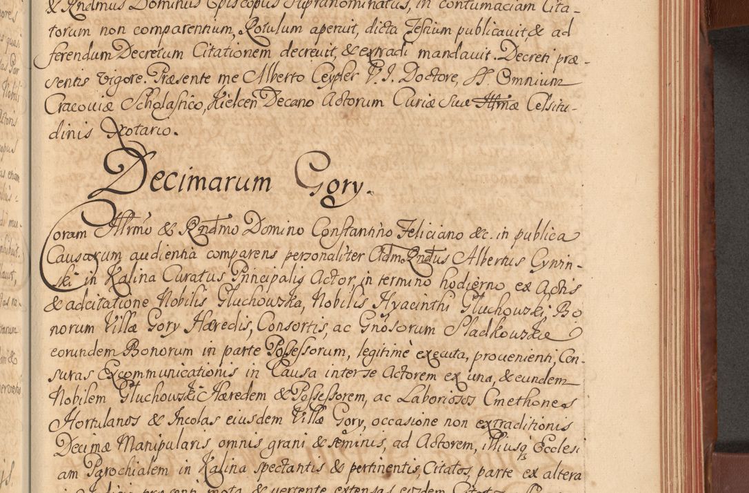 Zdjęcie nr 334 dla obiektu archiwalnego: Acta actorum episcopalium R. D. Constantini Feliciani in Szaniawy Szaniawski, episcopi Cracoviensis, ducis Severiae per annos 1720 - 1723 conscripta. Volumen I