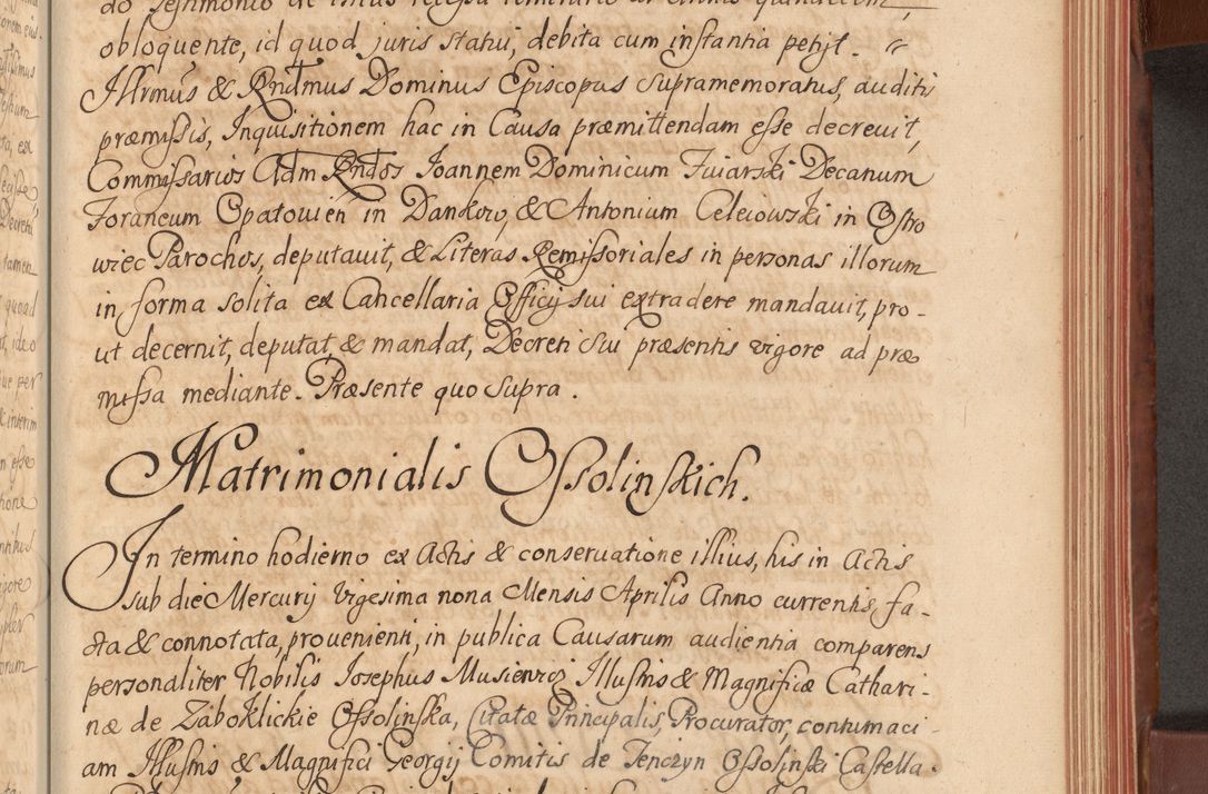 Zdjęcie nr 332 dla obiektu archiwalnego: Acta actorum episcopalium R. D. Constantini Feliciani in Szaniawy Szaniawski, episcopi Cracoviensis, ducis Severiae per annos 1720 - 1723 conscripta. Volumen I