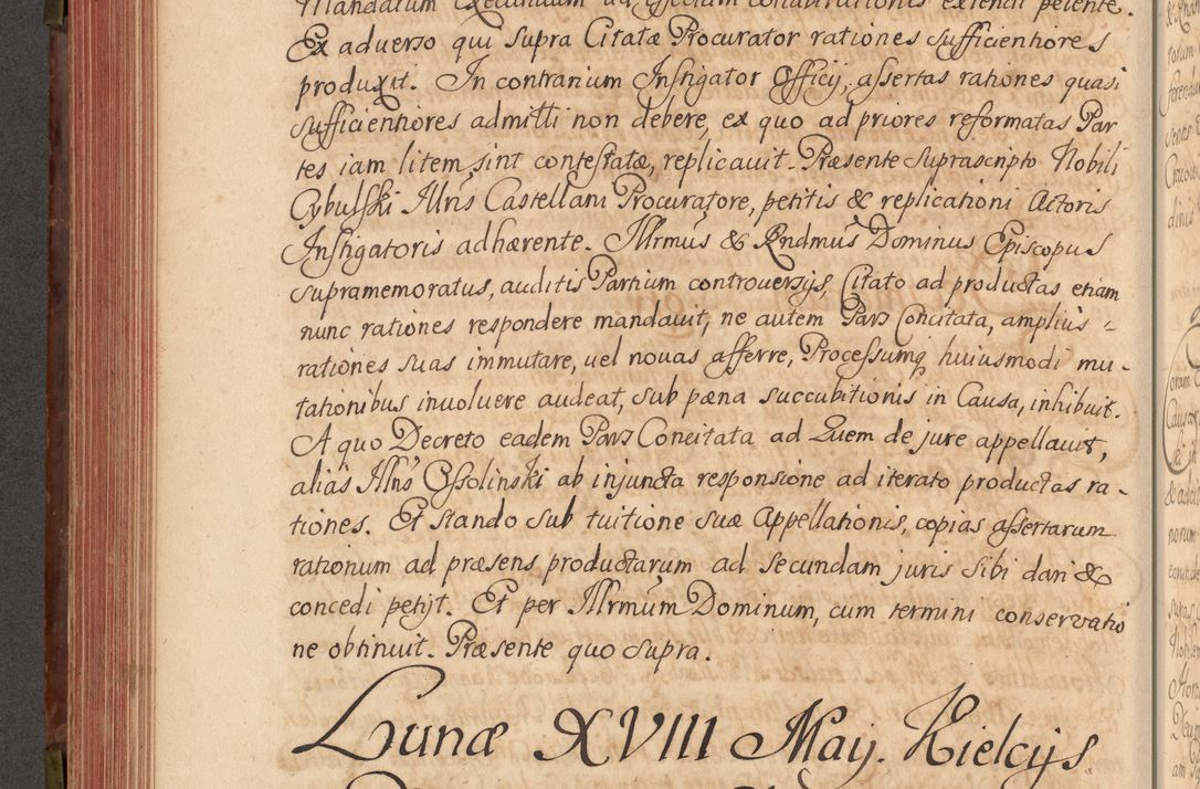Zdjęcie nr 333 dla obiektu archiwalnego: Acta actorum episcopalium R. D. Constantini Feliciani in Szaniawy Szaniawski, episcopi Cracoviensis, ducis Severiae per annos 1720 - 1723 conscripta. Volumen I