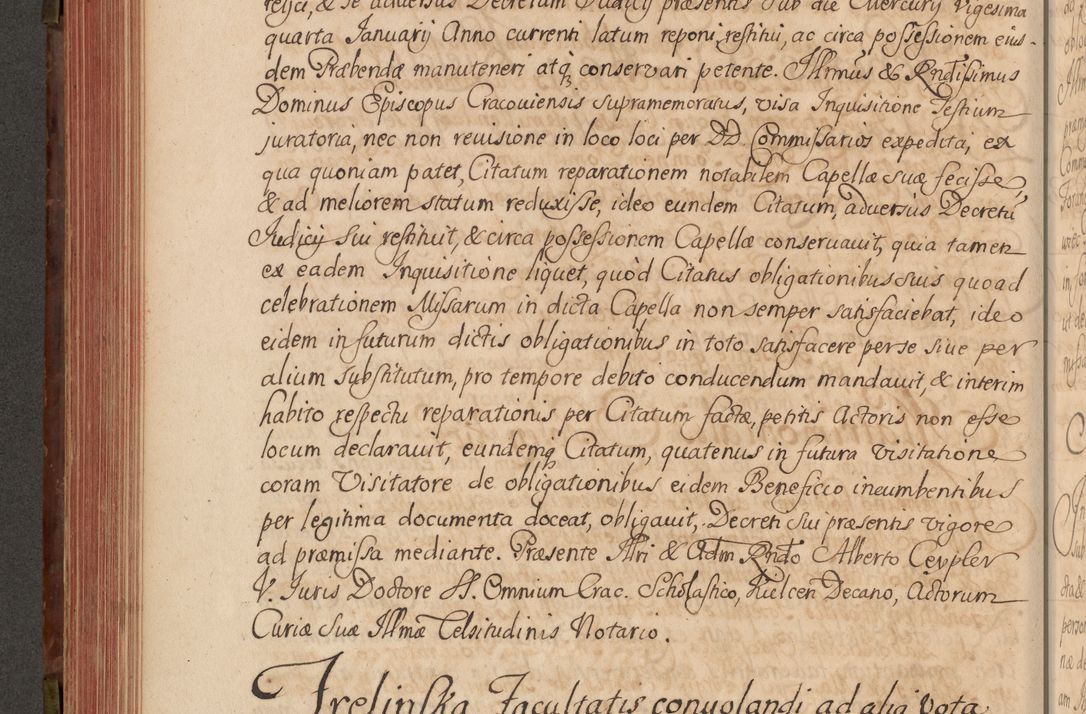 Zdjęcie nr 331 dla obiektu archiwalnego: Acta actorum episcopalium R. D. Constantini Feliciani in Szaniawy Szaniawski, episcopi Cracoviensis, ducis Severiae per annos 1720 - 1723 conscripta. Volumen I