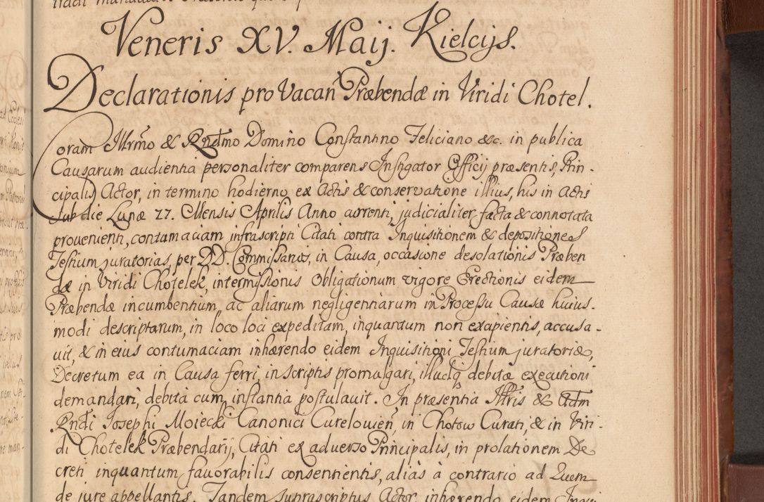 Zdjęcie nr 330 dla obiektu archiwalnego: Acta actorum episcopalium R. D. Constantini Feliciani in Szaniawy Szaniawski, episcopi Cracoviensis, ducis Severiae per annos 1720 - 1723 conscripta. Volumen I