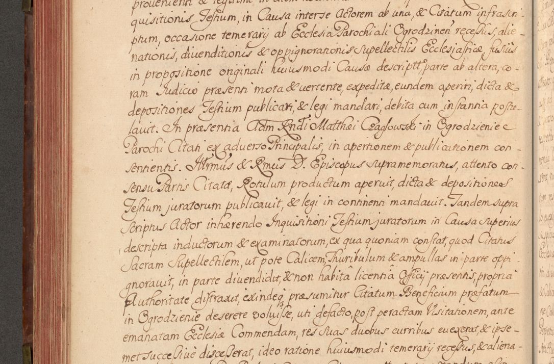 Zdjęcie nr 321 dla obiektu archiwalnego: Acta actorum episcopalium R. D. Constantini Feliciani in Szaniawy Szaniawski, episcopi Cracoviensis, ducis Severiae per annos 1720 - 1723 conscripta. Volumen I