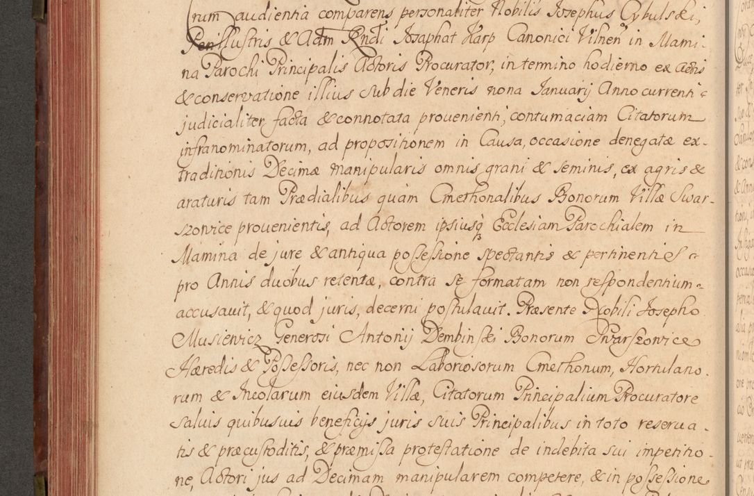 Zdjęcie nr 313 dla obiektu archiwalnego: Acta actorum episcopalium R. D. Constantini Feliciani in Szaniawy Szaniawski, episcopi Cracoviensis, ducis Severiae per annos 1720 - 1723 conscripta. Volumen I