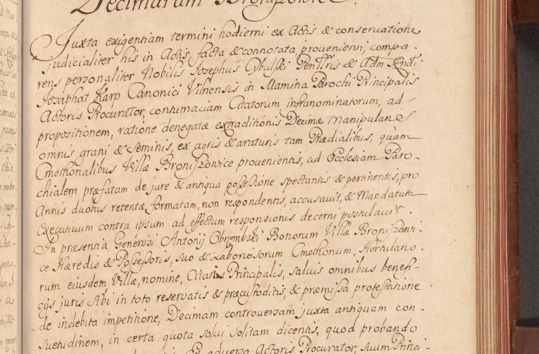 Zdjęcie nr 312 dla obiektu archiwalnego: Acta actorum episcopalium R. D. Constantini Feliciani in Szaniawy Szaniawski, episcopi Cracoviensis, ducis Severiae per annos 1720 - 1723 conscripta. Volumen I
