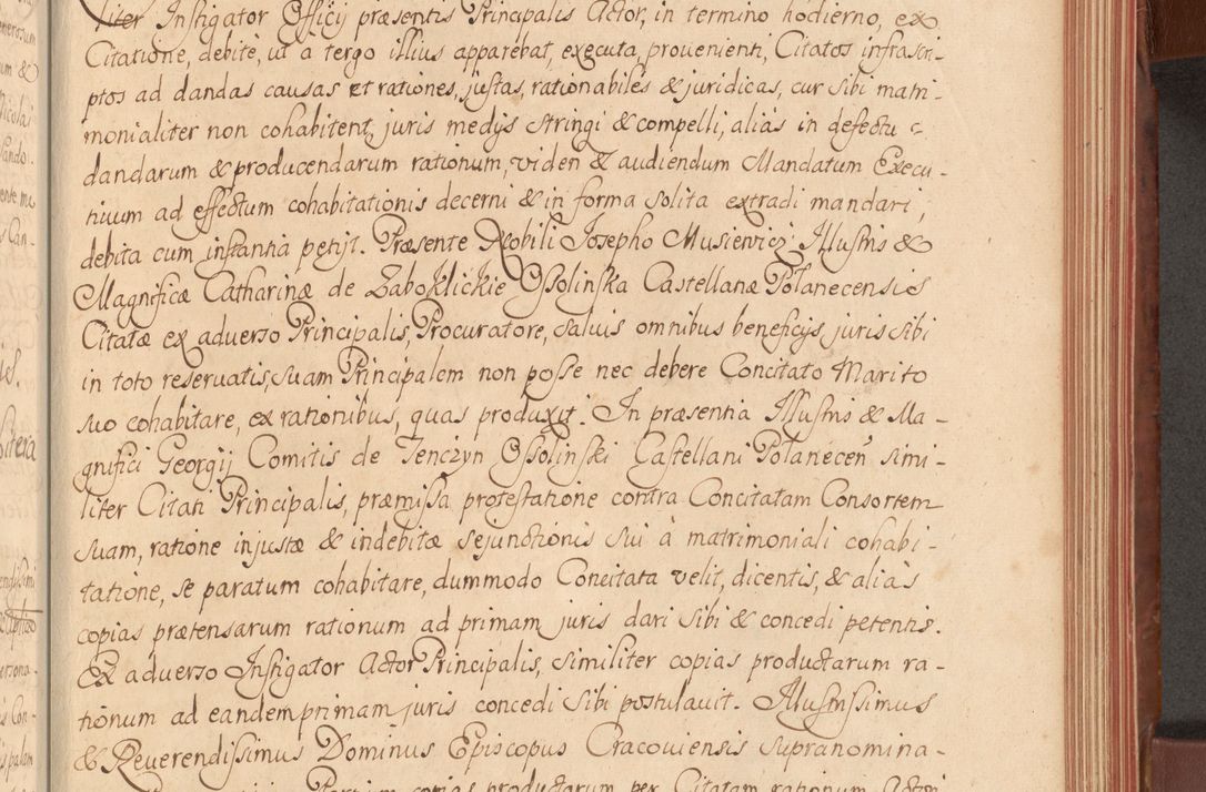 Zdjęcie nr 308 dla obiektu archiwalnego: Acta actorum episcopalium R. D. Constantini Feliciani in Szaniawy Szaniawski, episcopi Cracoviensis, ducis Severiae per annos 1720 - 1723 conscripta. Volumen I