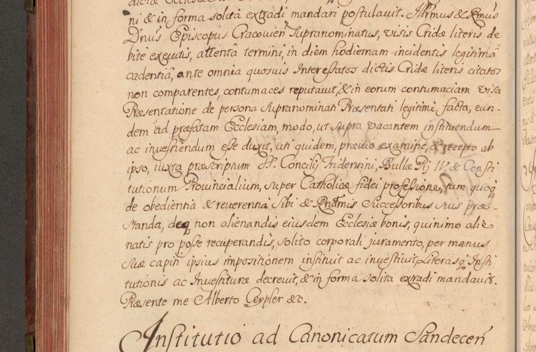 Zdjęcie nr 297 dla obiektu archiwalnego: Acta actorum episcopalium R. D. Constantini Feliciani in Szaniawy Szaniawski, episcopi Cracoviensis, ducis Severiae per annos 1720 - 1723 conscripta. Volumen I