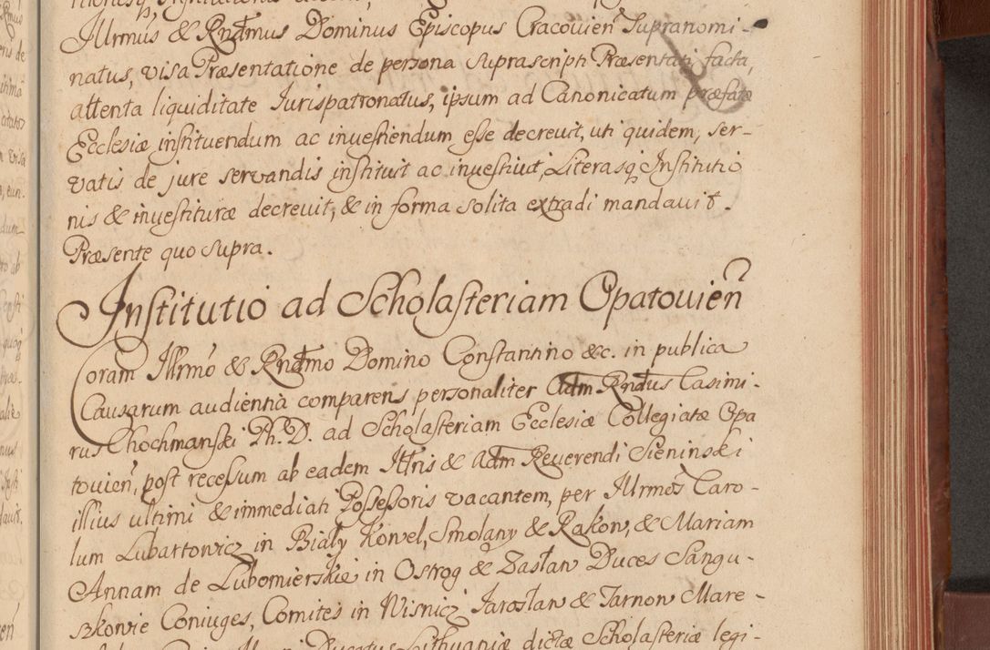 Zdjęcie nr 298 dla obiektu archiwalnego: Acta actorum episcopalium R. D. Constantini Feliciani in Szaniawy Szaniawski, episcopi Cracoviensis, ducis Severiae per annos 1720 - 1723 conscripta. Volumen I