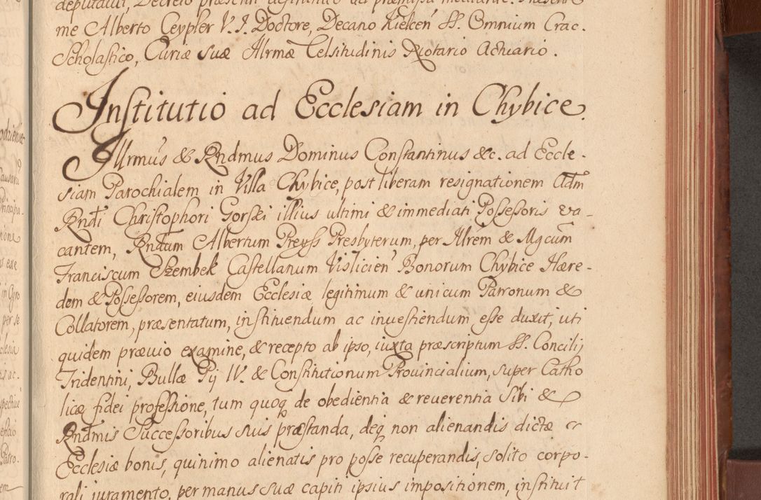 Zdjęcie nr 290 dla obiektu archiwalnego: Acta actorum episcopalium R. D. Constantini Feliciani in Szaniawy Szaniawski, episcopi Cracoviensis, ducis Severiae per annos 1720 - 1723 conscripta. Volumen I