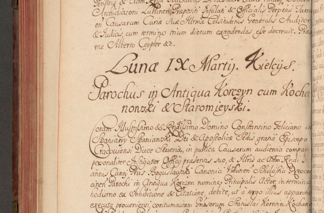 Zdjęcie nr 283 dla obiektu archiwalnego: Acta actorum episcopalium R. D. Constantini Feliciani in Szaniawy Szaniawski, episcopi Cracoviensis, ducis Severiae per annos 1720 - 1723 conscripta. Volumen I