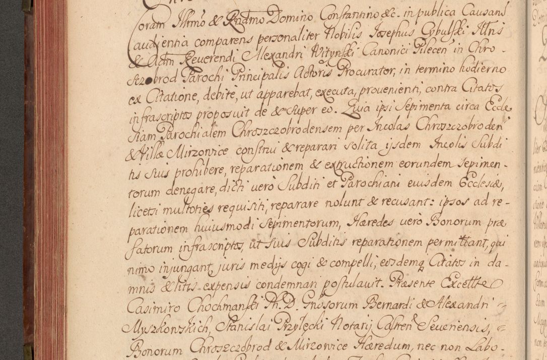 Zdjęcie nr 287 dla obiektu archiwalnego: Acta actorum episcopalium R. D. Constantini Feliciani in Szaniawy Szaniawski, episcopi Cracoviensis, ducis Severiae per annos 1720 - 1723 conscripta. Volumen I