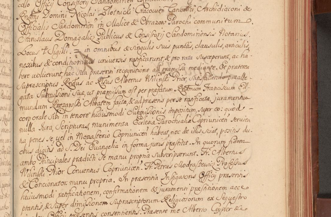Zdjęcie nr 282 dla obiektu archiwalnego: Acta actorum episcopalium R. D. Constantini Feliciani in Szaniawy Szaniawski, episcopi Cracoviensis, ducis Severiae per annos 1720 - 1723 conscripta. Volumen I