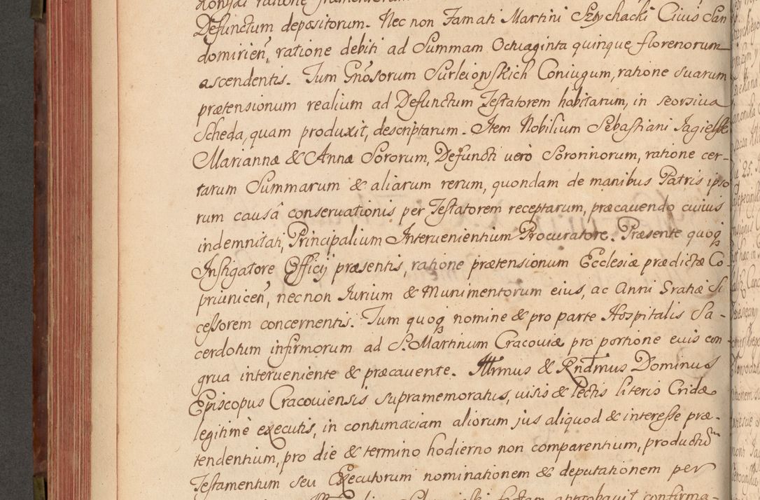 Zdjęcie nr 273 dla obiektu archiwalnego: Acta actorum episcopalium R. D. Constantini Feliciani in Szaniawy Szaniawski, episcopi Cracoviensis, ducis Severiae per annos 1720 - 1723 conscripta. Volumen I