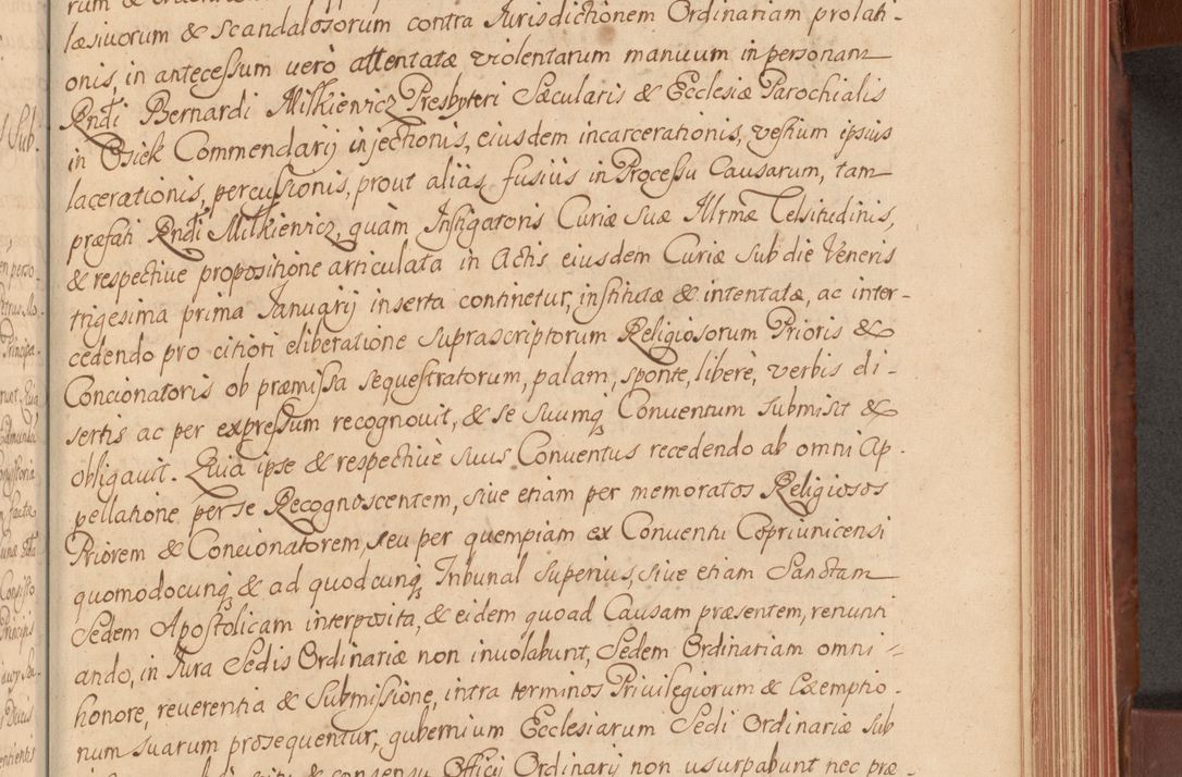 Zdjęcie nr 280 dla obiektu archiwalnego: Acta actorum episcopalium R. D. Constantini Feliciani in Szaniawy Szaniawski, episcopi Cracoviensis, ducis Severiae per annos 1720 - 1723 conscripta. Volumen I