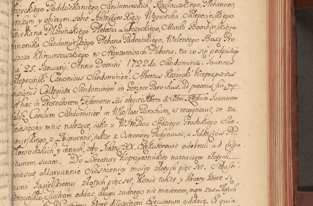 Zdjęcie nr 274 dla obiektu archiwalnego: Acta actorum episcopalium R. D. Constantini Feliciani in Szaniawy Szaniawski, episcopi Cracoviensis, ducis Severiae per annos 1720 - 1723 conscripta. Volumen I
