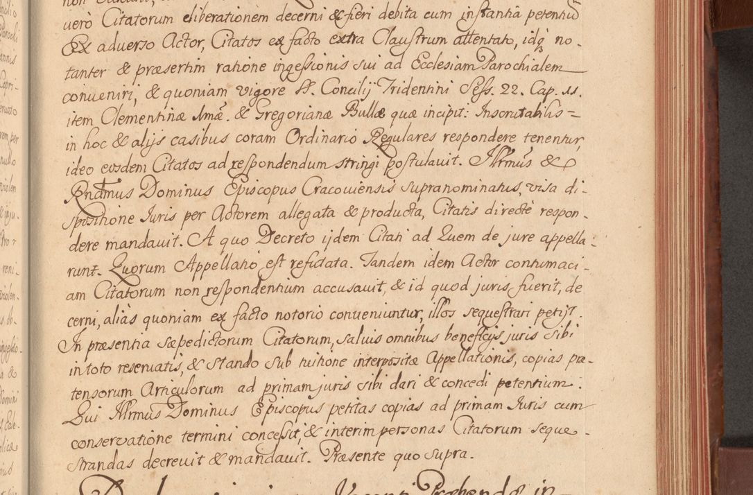 Zdjęcie nr 268 dla obiektu archiwalnego: Acta actorum episcopalium R. D. Constantini Feliciani in Szaniawy Szaniawski, episcopi Cracoviensis, ducis Severiae per annos 1720 - 1723 conscripta. Volumen I