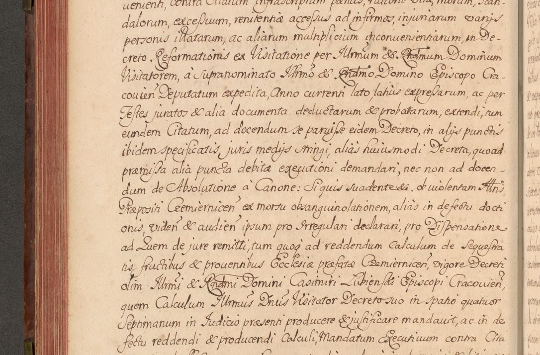 Zdjęcie nr 263 dla obiektu archiwalnego: Acta actorum episcopalium R. D. Constantini Feliciani in Szaniawy Szaniawski, episcopi Cracoviensis, ducis Severiae per annos 1720 - 1723 conscripta. Volumen I
