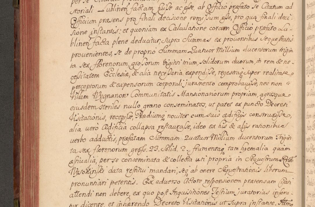 Zdjęcie nr 265 dla obiektu archiwalnego: Acta actorum episcopalium R. D. Constantini Feliciani in Szaniawy Szaniawski, episcopi Cracoviensis, ducis Severiae per annos 1720 - 1723 conscripta. Volumen I