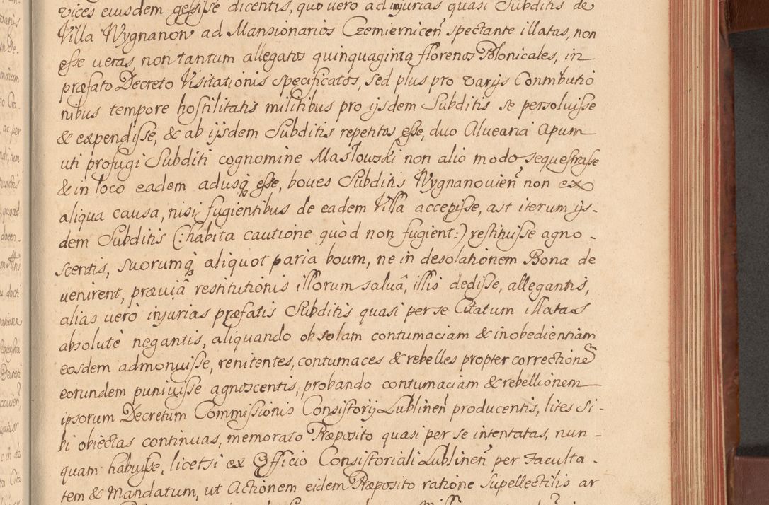 Zdjęcie nr 264 dla obiektu archiwalnego: Acta actorum episcopalium R. D. Constantini Feliciani in Szaniawy Szaniawski, episcopi Cracoviensis, ducis Severiae per annos 1720 - 1723 conscripta. Volumen I