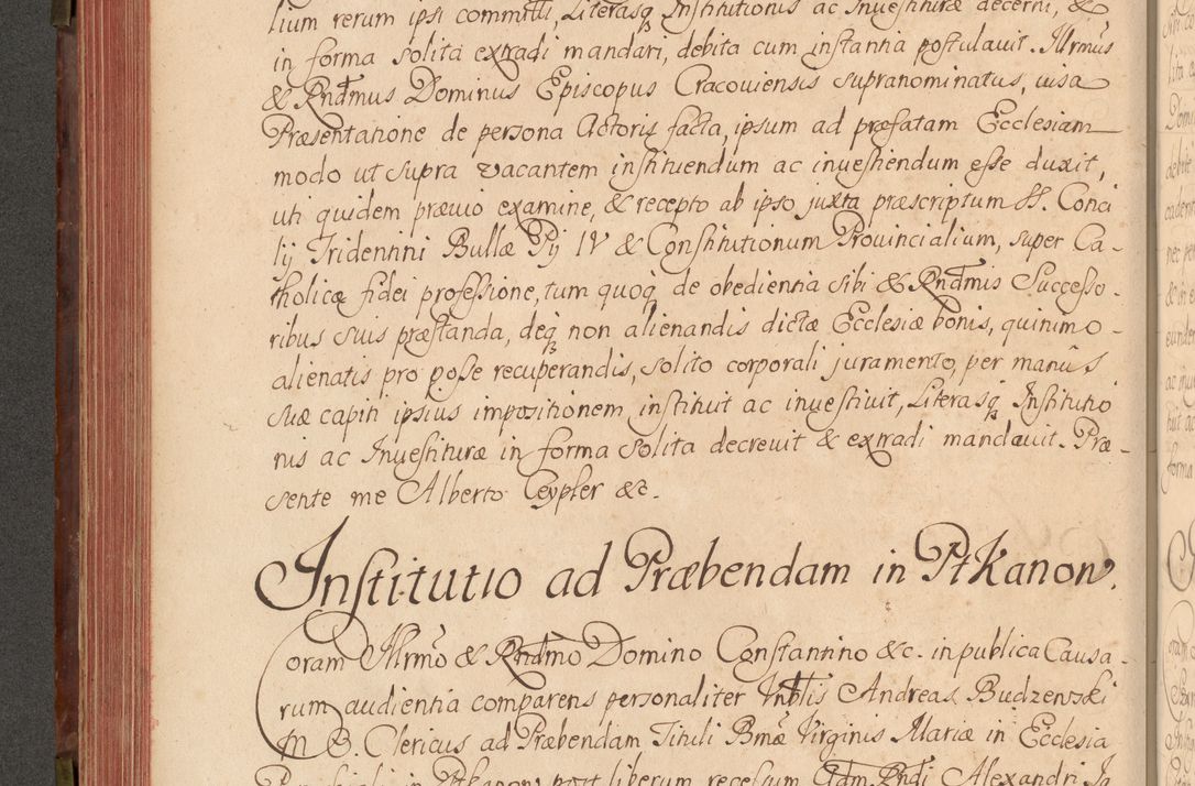 Zdjęcie nr 257 dla obiektu archiwalnego: Acta actorum episcopalium R. D. Constantini Feliciani in Szaniawy Szaniawski, episcopi Cracoviensis, ducis Severiae per annos 1720 - 1723 conscripta. Volumen I