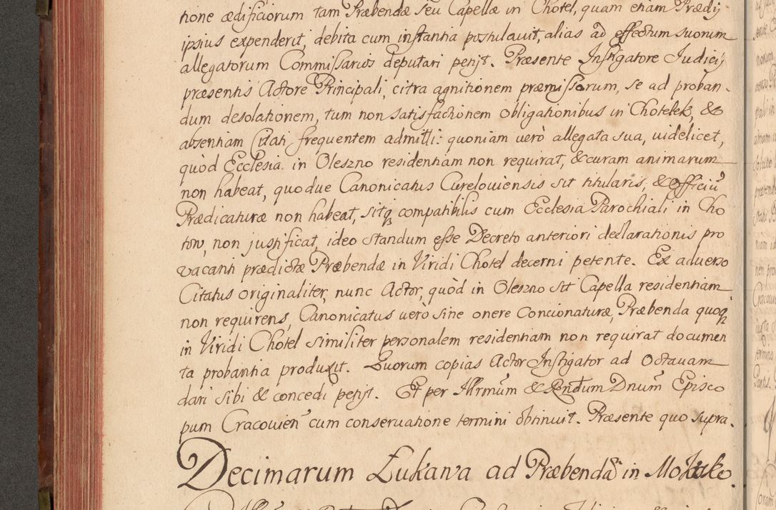 Zdjęcie nr 253 dla obiektu archiwalnego: Acta actorum episcopalium R. D. Constantini Feliciani in Szaniawy Szaniawski, episcopi Cracoviensis, ducis Severiae per annos 1720 - 1723 conscripta. Volumen I