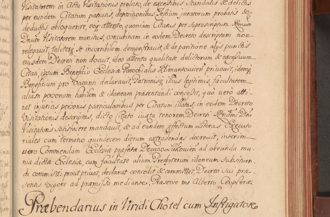 Zdjęcie nr 252 dla obiektu archiwalnego: Acta actorum episcopalium R. D. Constantini Feliciani in Szaniawy Szaniawski, episcopi Cracoviensis, ducis Severiae per annos 1720 - 1723 conscripta. Volumen I