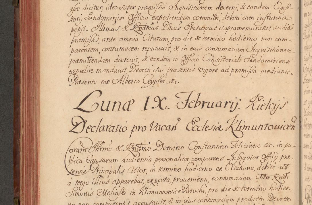 Zdjęcie nr 251 dla obiektu archiwalnego: Acta actorum episcopalium R. D. Constantini Feliciani in Szaniawy Szaniawski, episcopi Cracoviensis, ducis Severiae per annos 1720 - 1723 conscripta. Volumen I
