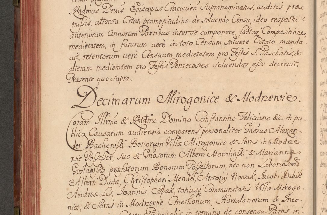 Zdjęcie nr 247 dla obiektu archiwalnego: Acta actorum episcopalium R. D. Constantini Feliciani in Szaniawy Szaniawski, episcopi Cracoviensis, ducis Severiae per annos 1720 - 1723 conscripta. Volumen I