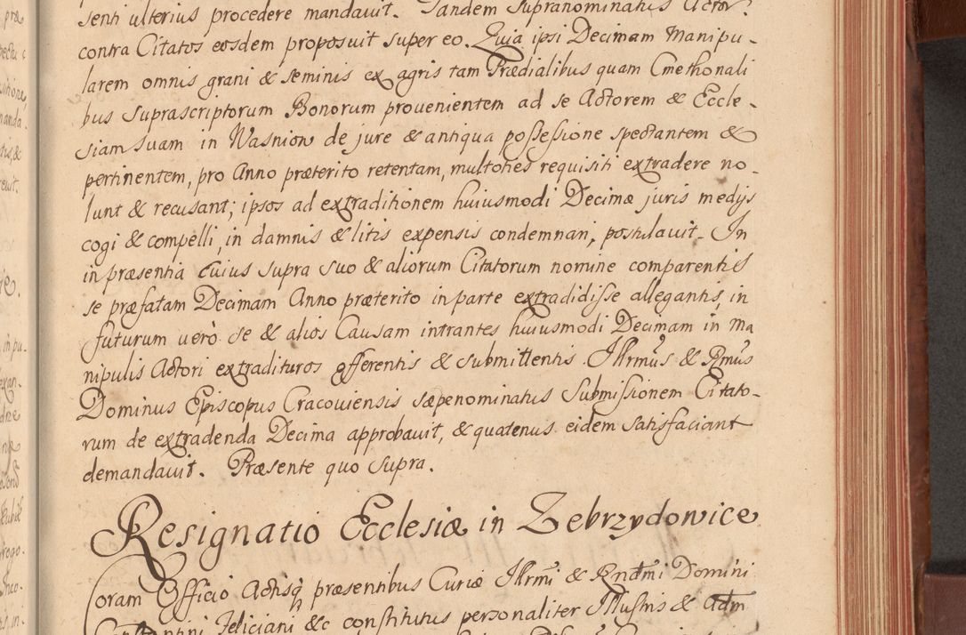 Zdjęcie nr 248 dla obiektu archiwalnego: Acta actorum episcopalium R. D. Constantini Feliciani in Szaniawy Szaniawski, episcopi Cracoviensis, ducis Severiae per annos 1720 - 1723 conscripta. Volumen I
