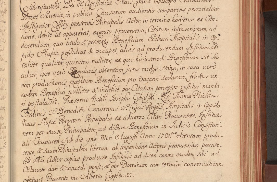 Zdjęcie nr 242 dla obiektu archiwalnego: Acta actorum episcopalium R. D. Constantini Feliciani in Szaniawy Szaniawski, episcopi Cracoviensis, ducis Severiae per annos 1720 - 1723 conscripta. Volumen I