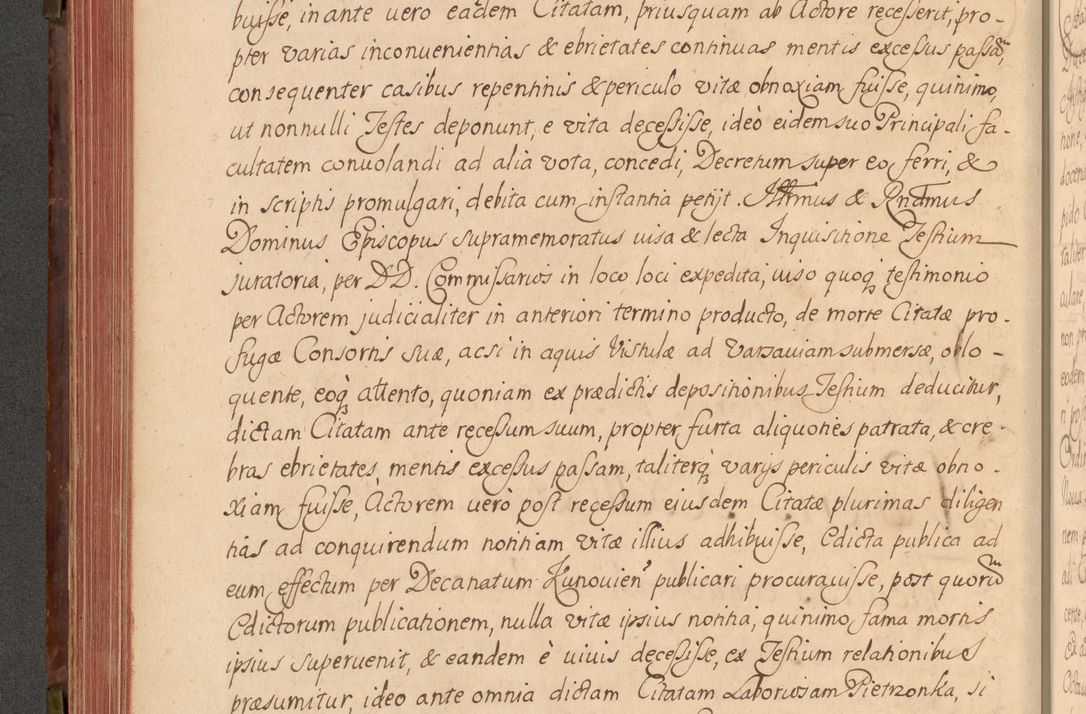 Zdjęcie nr 241 dla obiektu archiwalnego: Acta actorum episcopalium R. D. Constantini Feliciani in Szaniawy Szaniawski, episcopi Cracoviensis, ducis Severiae per annos 1720 - 1723 conscripta. Volumen I