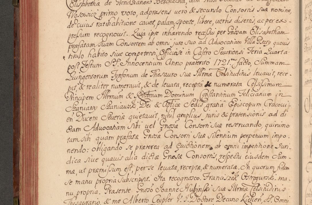 Zdjęcie nr 239 dla obiektu archiwalnego: Acta actorum episcopalium R. D. Constantini Feliciani in Szaniawy Szaniawski, episcopi Cracoviensis, ducis Severiae per annos 1720 - 1723 conscripta. Volumen I
