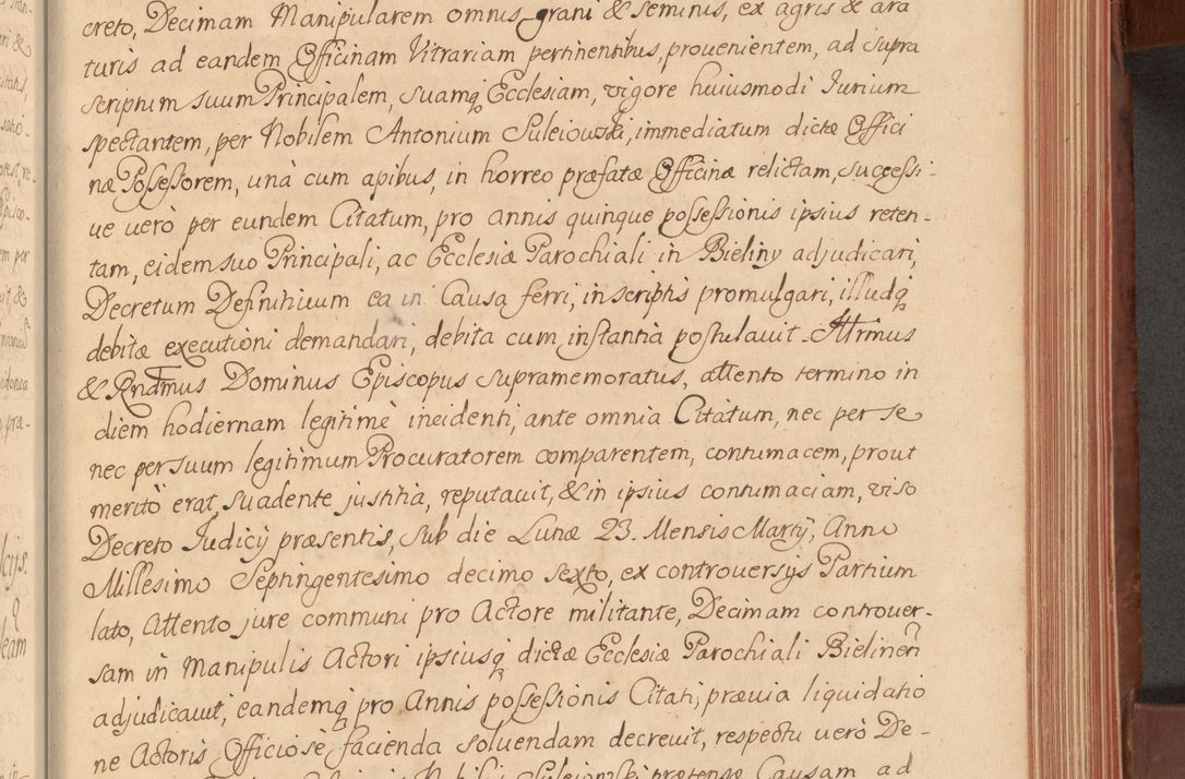 Zdjęcie nr 238 dla obiektu archiwalnego: Acta actorum episcopalium R. D. Constantini Feliciani in Szaniawy Szaniawski, episcopi Cracoviensis, ducis Severiae per annos 1720 - 1723 conscripta. Volumen I
