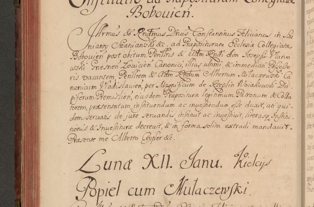 Zdjęcie nr 233 dla obiektu archiwalnego: Acta actorum episcopalium R. D. Constantini Feliciani in Szaniawy Szaniawski, episcopi Cracoviensis, ducis Severiae per annos 1720 - 1723 conscripta. Volumen I