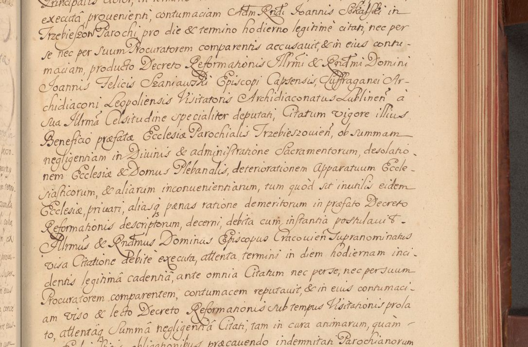 Zdjęcie nr 230 dla obiektu archiwalnego: Acta actorum episcopalium R. D. Constantini Feliciani in Szaniawy Szaniawski, episcopi Cracoviensis, ducis Severiae per annos 1720 - 1723 conscripta. Volumen I