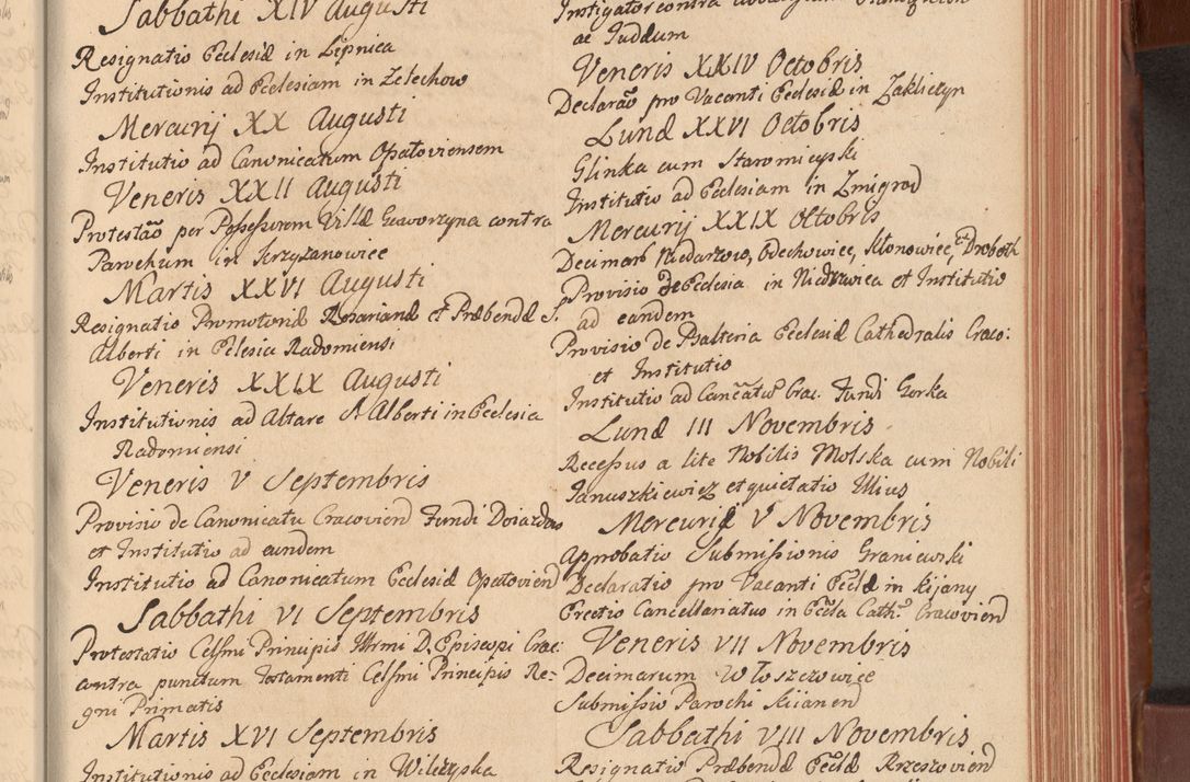Zdjęcie nr 226 dla obiektu archiwalnego: Acta actorum episcopalium R. D. Constantini Feliciani in Szaniawy Szaniawski, episcopi Cracoviensis, ducis Severiae per annos 1720 - 1723 conscripta. Volumen I