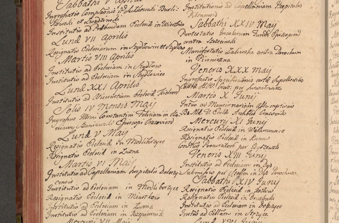 Zdjęcie nr 225 dla obiektu archiwalnego: Acta actorum episcopalium R. D. Constantini Feliciani in Szaniawy Szaniawski, episcopi Cracoviensis, ducis Severiae per annos 1720 - 1723 conscripta. Volumen I